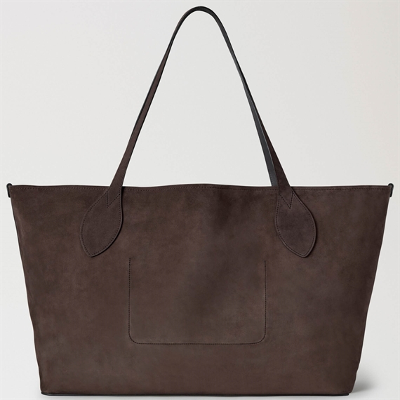 Mulberry Oversized Suede Tree Tote Chocolate Suede